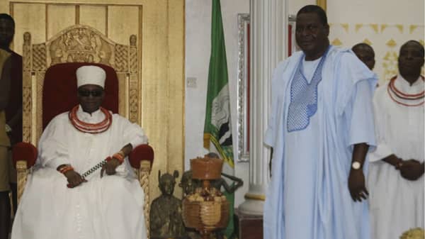 Oba of Benin welcomes
