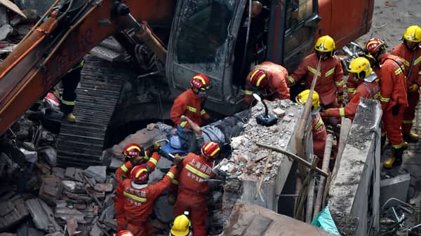 CHINA-ACCIDENT-COLLAPSE