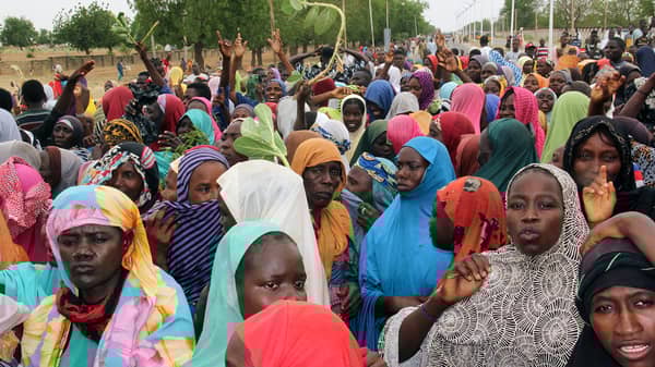 NIGERIA-UNREST-BOKO-HARAM-DISPLACED-PROTEST
