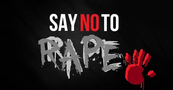 Say No To Rape. Photo Woman
