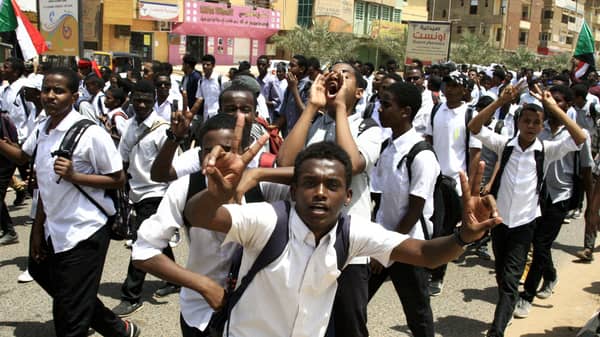 SUDAN-UNREST-DEMO-STUDENTS