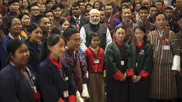 BHUTAN-INDIA-DIPLOMACY-MODI