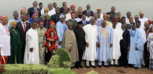 Buhari and his new ministers