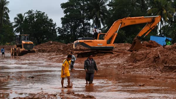MYANMAR-ACCIDENT-FLOOD-LANDSLIDE