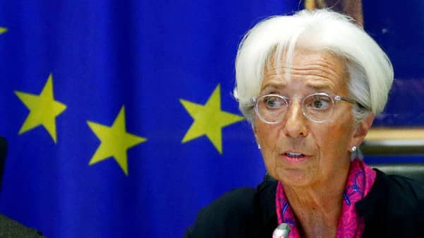 FILE PHOTO: Lagarde, the next president of the European Central Bank, speaks to the EU Parliament’s Economic and Monetary Affairs Committee in Brussels