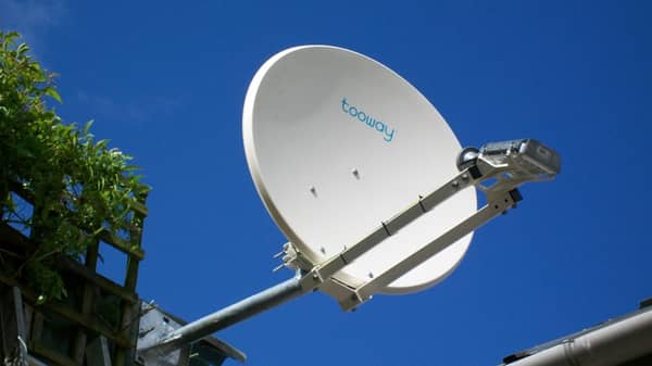 AV satellite broadband