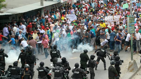 BOLIVIA-ELECTION-RESULT-CLASHES