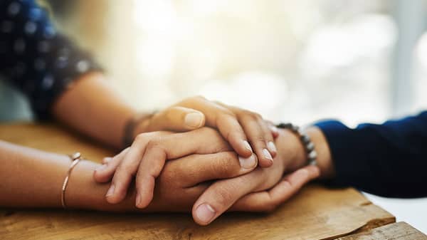 couples holding hands