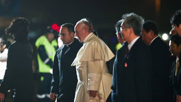 JAPAN-RELIGION-POPE