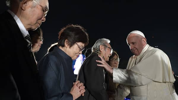 JAPAN-RELIGION-POPE
