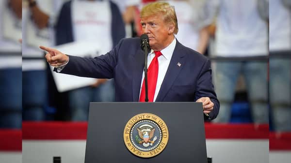 Donald Trump Holds Campaign Rally In Lexington, Kentucky