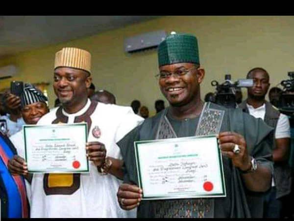 Yahaya Bello and Edward Onoja