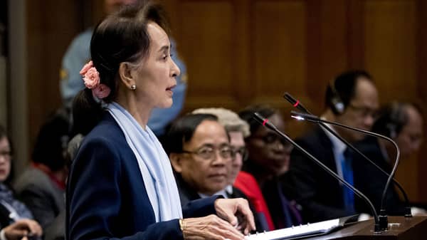 NETHERLANDS-MYANMAR-JUSTICE-ROHINGYA-GENOCIDE-GAMBIA