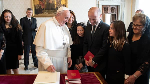 VATICAN-MALTA-POPE-AUDIENCE