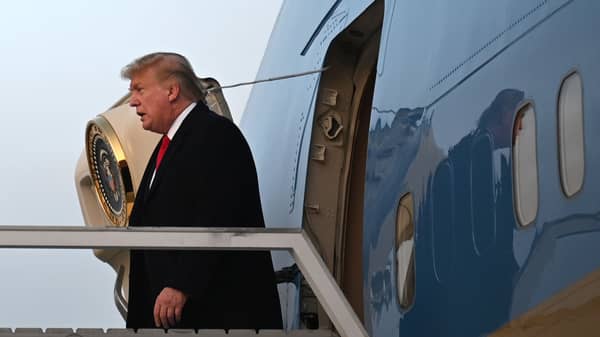 Donald Trump delivers speech at World Economic Forum