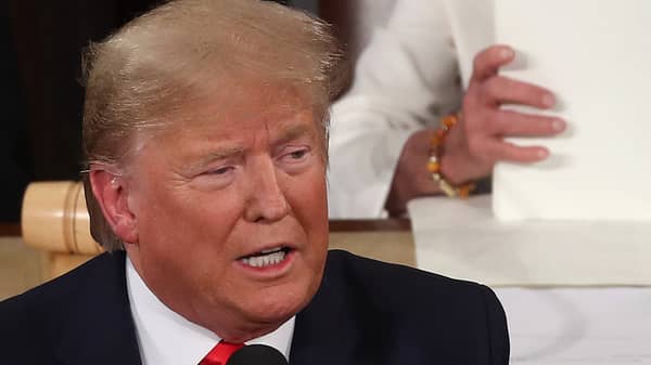 President Trump Gives State Of The Union Address