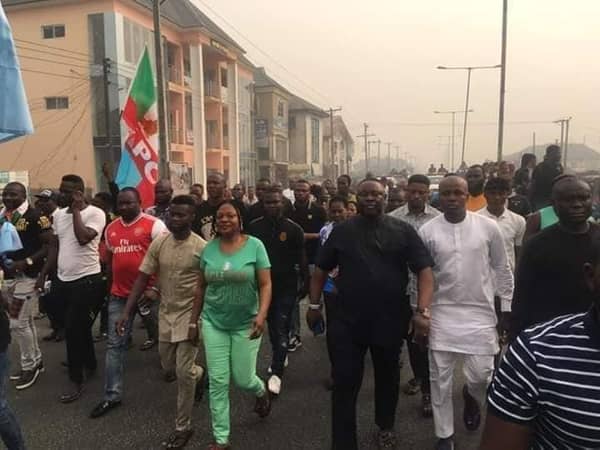 APC protesting Bayelsa