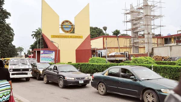 The main entrance of the University of Lagos…last week.						               PHOTO: FEMI ADEBESIN-KUTI