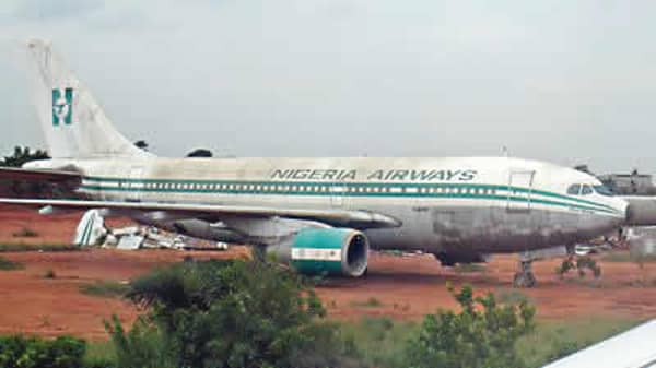 A-scrap-of-one-of-the-aircraft-of-Nigeria-Airways
