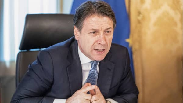 ITALY-EU-HEALTH-VIRUS-POLITICS-SUMMIT-VIEDOCONFERENCE