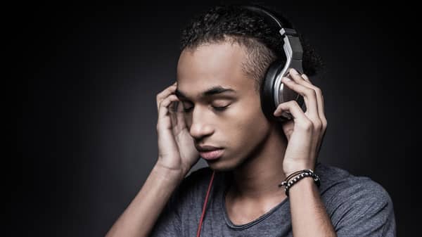 Listening-to–music