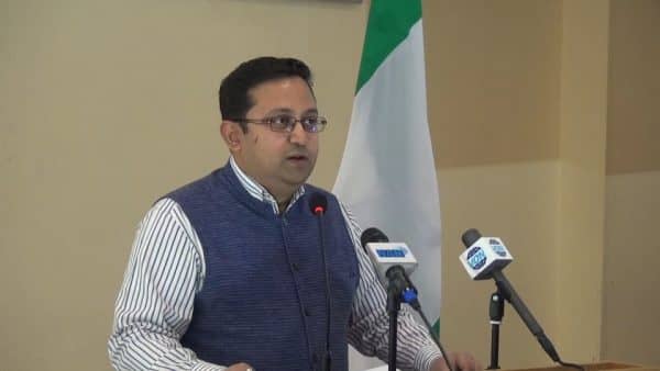 Indian High Commissioner to Nigeria, Abbay Thakur