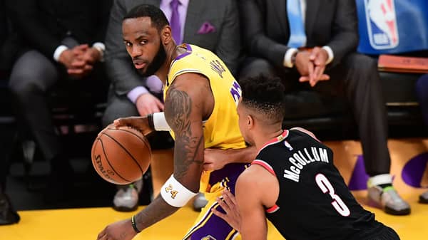Basketball: NBA – Regular season: LA Lakers v Portland