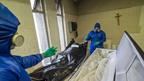 MEXICO-HEALTH-VIRUS-FUNERAL HOME