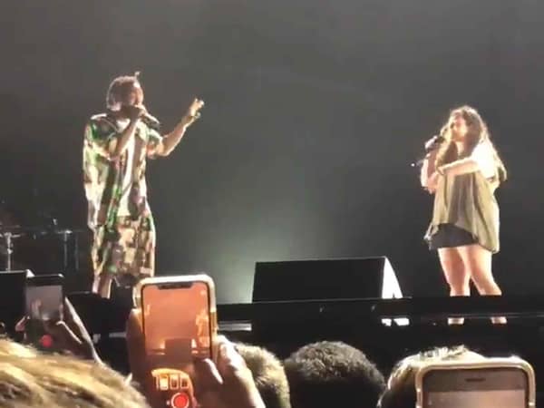 Kendrick Lamar on stage at the Hangout Festival – The Blast