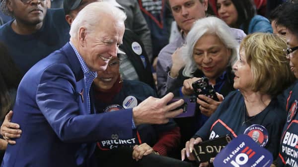 Biden says will campaign in person in US battleground states