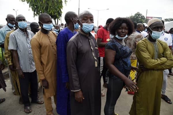 NIGERIA-VOTE-HEALTH-VIRUS