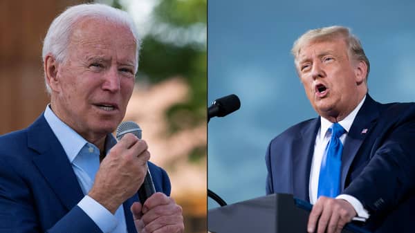 Donald Trump and Joe Biden