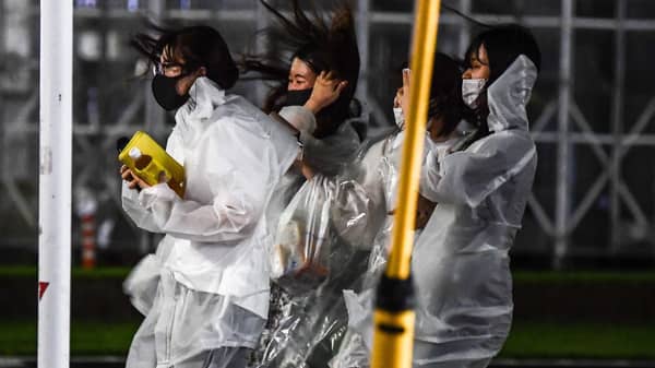 JAPAN-WEATHER-TYPHOON