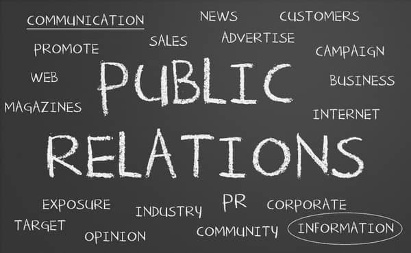 Public Relations word cloud