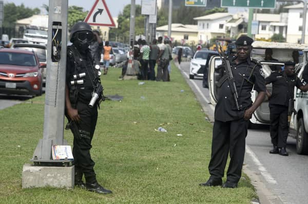 NIGERIA-CRIME-POLICE-DEMO