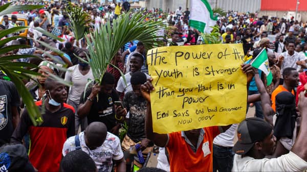 NIGERIA-CRIME-POLICE-DEMO