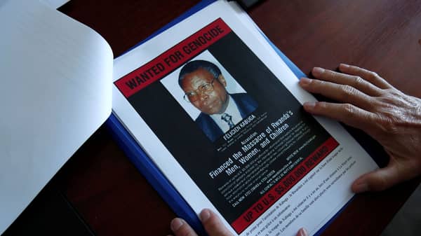 Eric Emeraux, head of the Gendarmerie’s Central Office for Combating Crimes Against Humanity, Genocides and War Crimes, poses in Paris