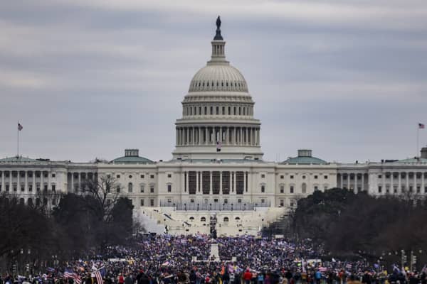 Trump Supporters Hold “Stop The Steal” Rally In DC Amid Ratification Of Presidential Election