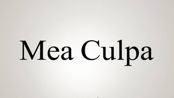 Mea-culpa