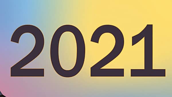 2021 new goal, hope, challenge and new year concept.