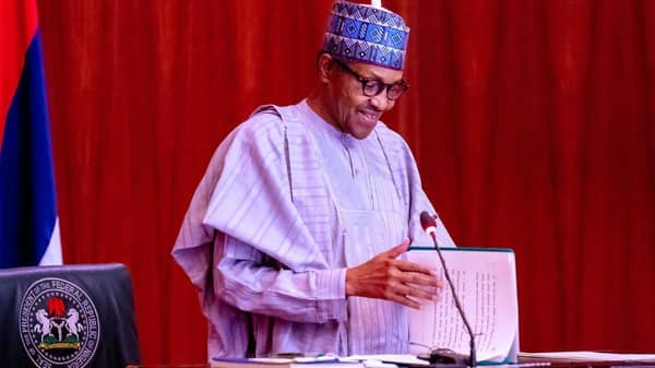 Buhari at Tinubu colloquium