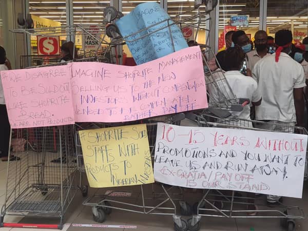 ShopRite staff protest