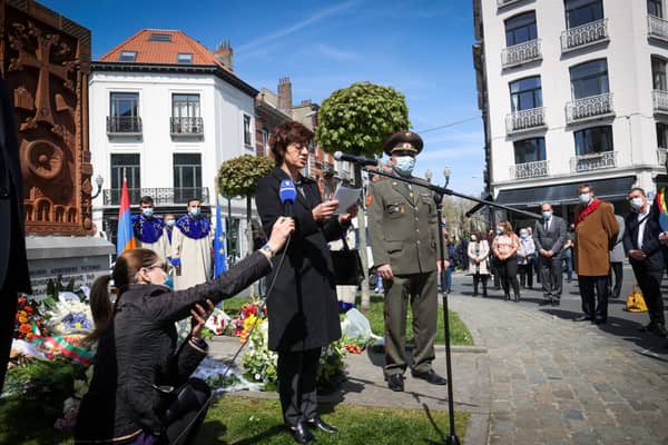 BELGIUM-ARMENIA-GENOCIDE-COMMEMORATION