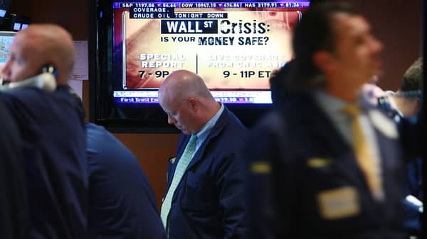 Wall Street Reels As Major Financial Companies Face Crisis