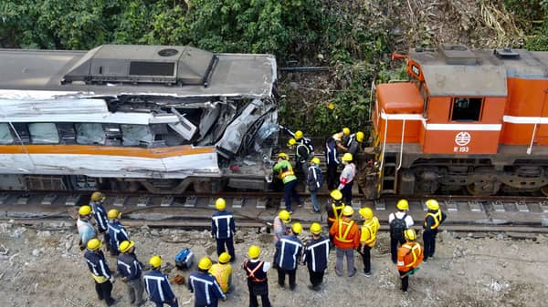 TAIWAN-TRAIN-ACCIDENT