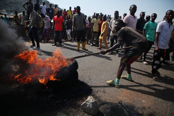 NIGERIA-UNREST-DEMONSTRATION-KIDNAPPING