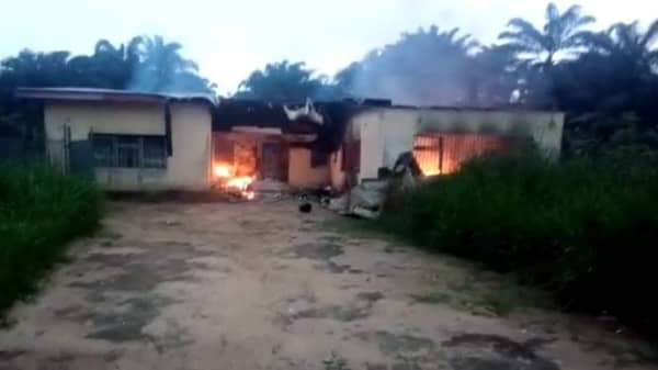 Hoodlums set INEC office ablaze in Akwa Ibom