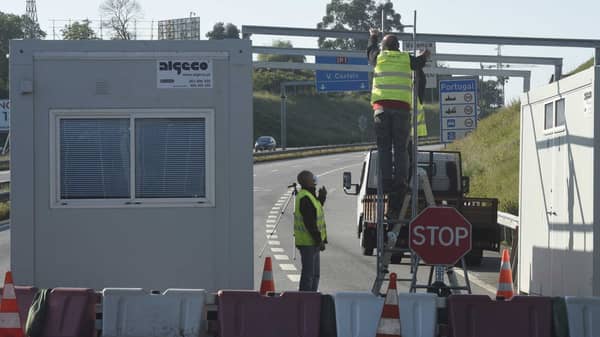 PORTUGAL-SPAIN-HEALTH-VIRUS-BORDER