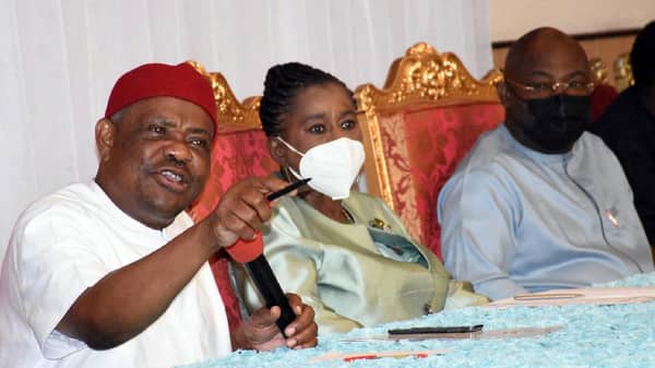 Pic 23 Gov Wike Swears-in newly elected LG Chairmen in Port Harc