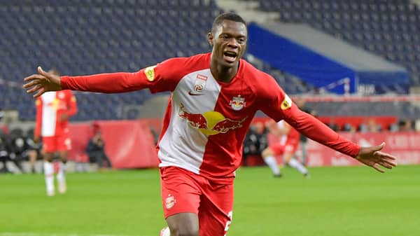 Salzburg, Oesterreich 12. Mai 2021: tipico Bundesliga – 2020/2021 – Sp. 30 – RB Salzburg vs. Rapid Wien Patson Daka (FC